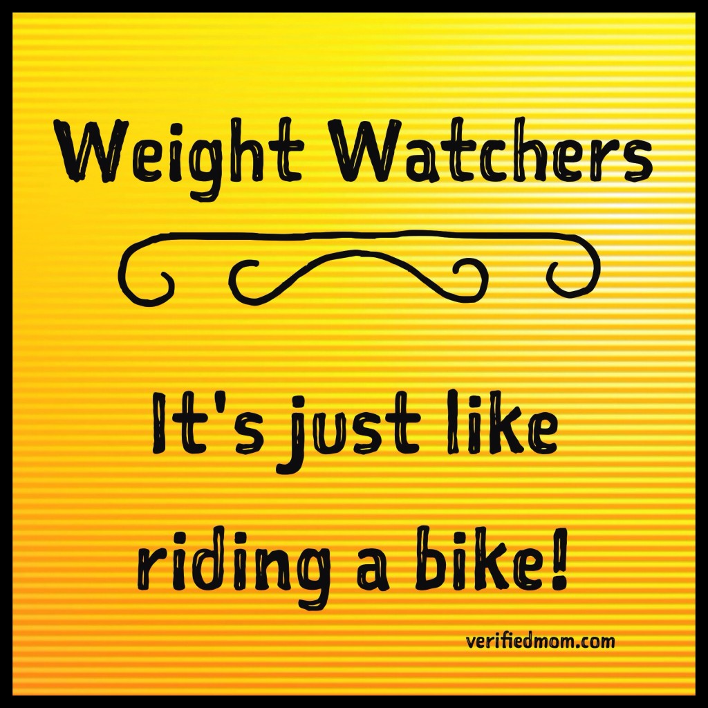 Weight Watchers - It's just like riding a bike!
