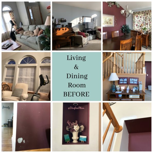 Living Room and Dining Room Makeover